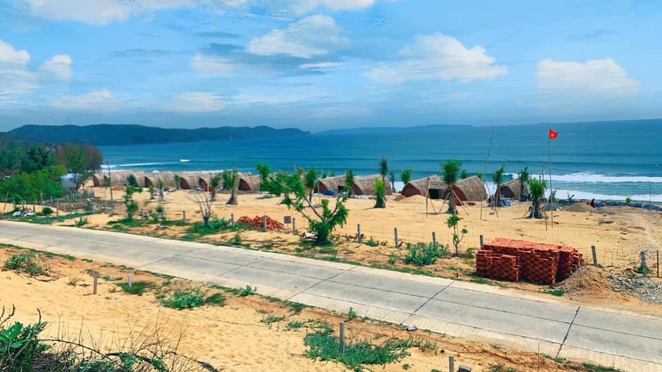 Đất nền trực diện biển ngay cụm resort mới biển Từ Nham Phú Yên-pháp lý sổ đỏ từng nền