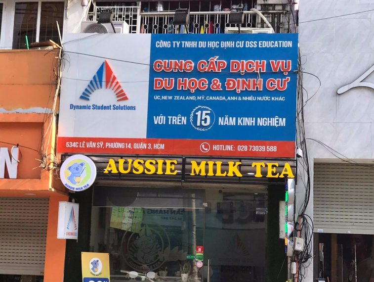 CẦN SANG LẠI QUÁN GẤP Trà sữa Aussie Milk Tea Mặt bằng quận 3: Địa chỉ 534c Lê Văn Sỹ Phường
