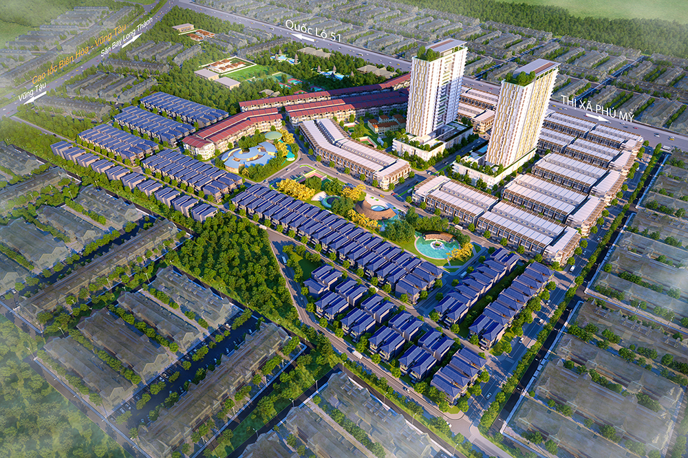 Bán đất Phú Mỹ Gold City, pháp lí rõ ràng, sổ đỏ riêng, quy hoạch 1/500, Giá chỉ 1,2 tỉ/200m2