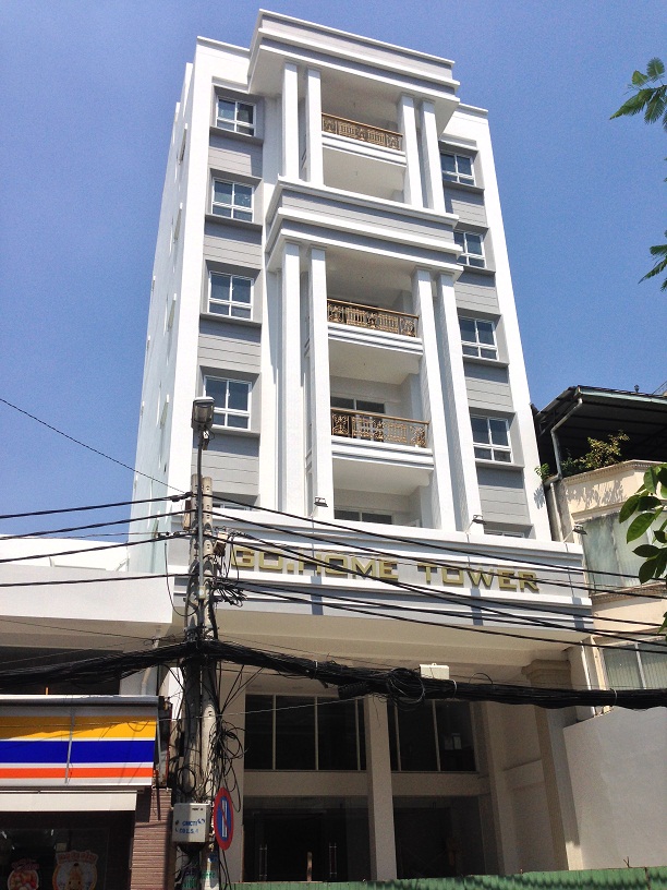 Cần cho thuê nhà MT Nguyễn Khắc Nhu, Quận 1, 4.5x19m, gần Trần Hưng Đạo, 6 tầng Thang máy, Giá 115tr/th