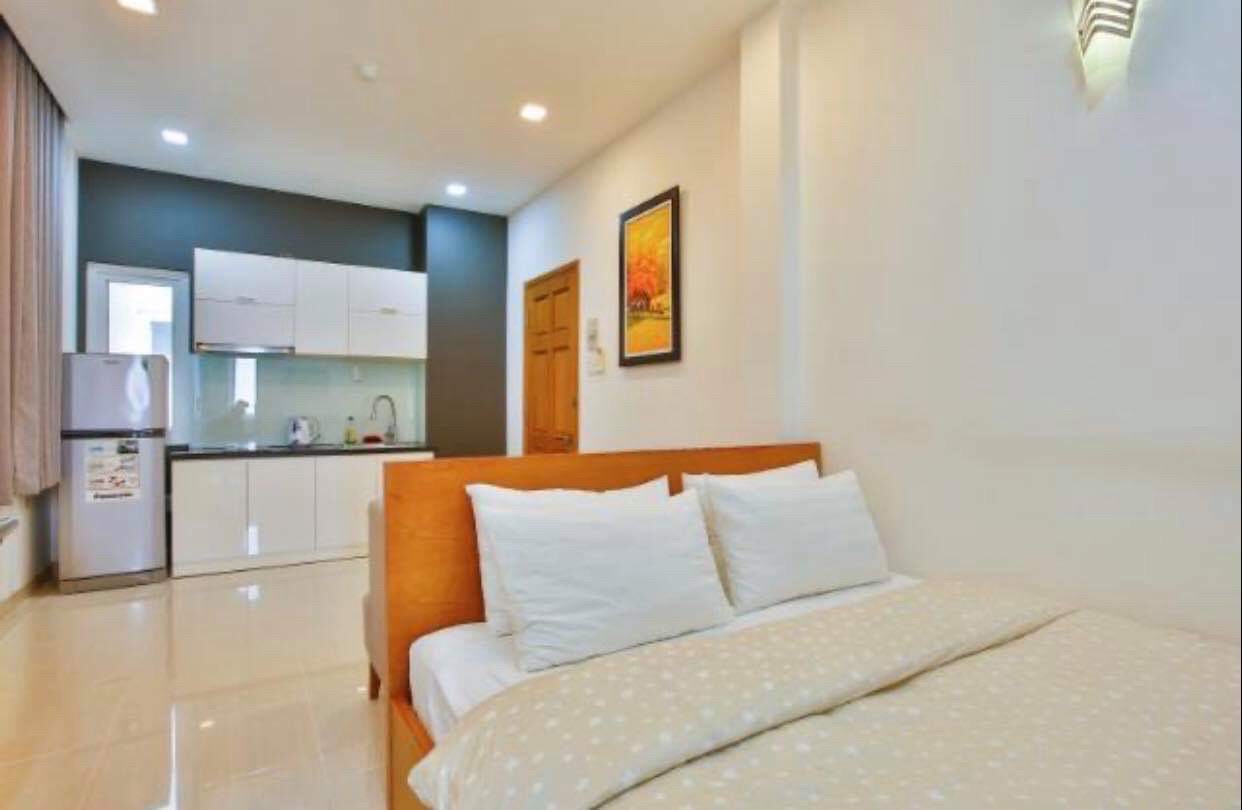 PHÒNG STUDIO FULL SERVICE TẠI QUẬN 4 – SUNFLOWER BOUTIQUE STUDIO APARTMENT