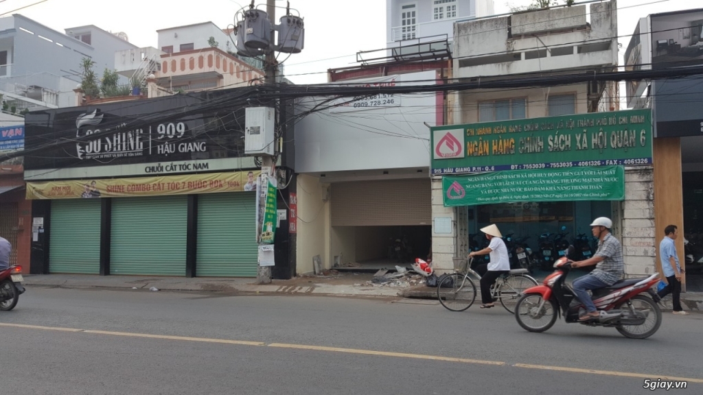 Mặt tiền Hậu Giang, Q.6, giá cực tốt, chỉ 16 tỷ sở hữu ngay DT lớn: 5x14m, LH: 0915190011
