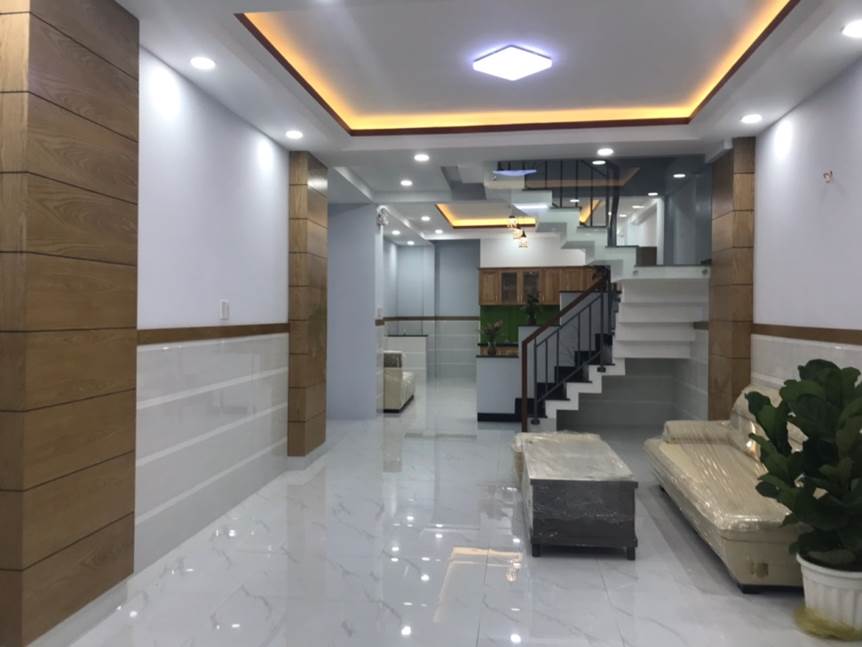 Định cư bán gấp nhà HXT Nguyễn Văn Luông, Q.6, chỉ 6.6 tỷ với DT lớn: 4x17m (4.8)