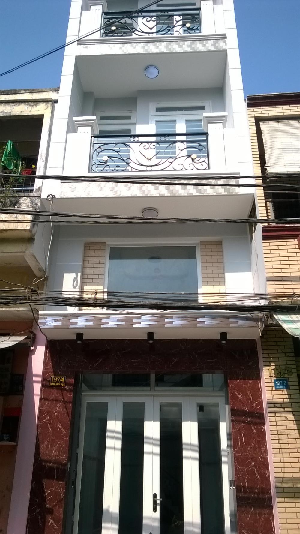 Định cư bán gấp nhà HXT Nguyễn Văn Luông, Q.6, chỉ 6.6 tỷ với DT lớn: 4x17m (4.8)