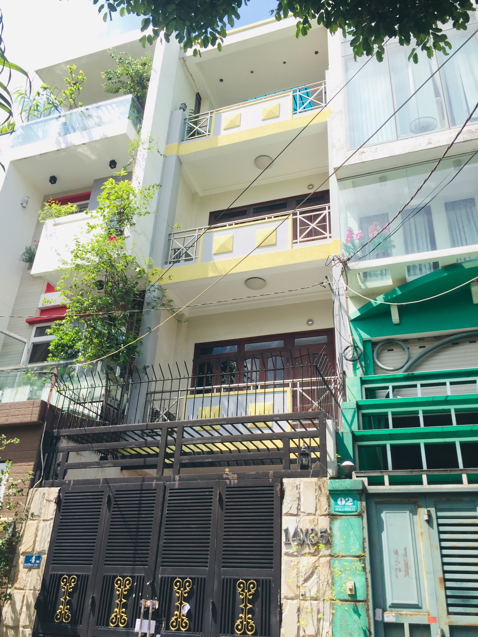 Bán nhà mặt tiền đường Lam Sơn, p2, TB. Xây dựng mới 4 tầng, đẹp