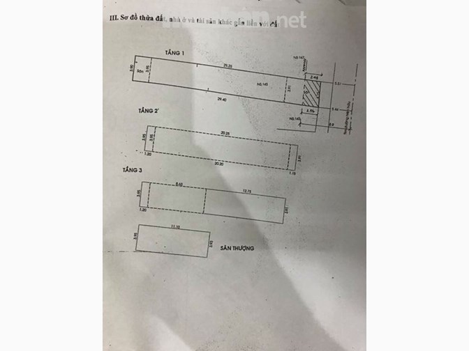 Cần Bán nhà 3 tấm dt 4x32m mặt tiền 145 Nguyễn Súy Quận Tân Phú 