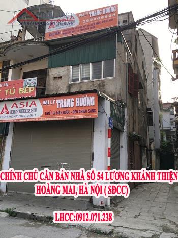 Chính chủ cần bán nhà số 54 Lương Khánh Thiện, Hoàng Mai, Hà Nội ( SĐCC)