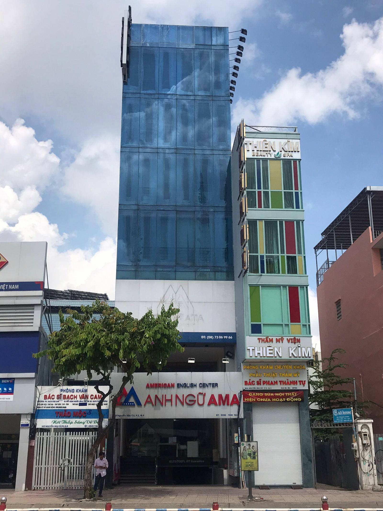 Cho thuê Building MT Nguyễn Văn Cừ DT 1500m2 1T8L giá 350tr/tháng. LH: 0976226977