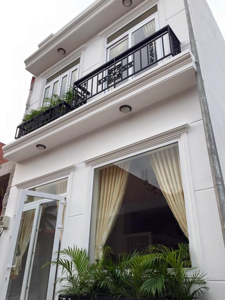 Bán nhà 2 mặt tiền hẻm 8m đường Nguyễn Hồng Đào, 4.1x18m, trệt 1 lầu (3PN)
