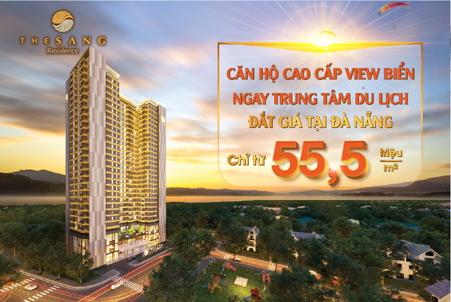 Căn Hộ View Biển The SANG Residence Đà Nẵng - Thanh toán 10% là sở hữu