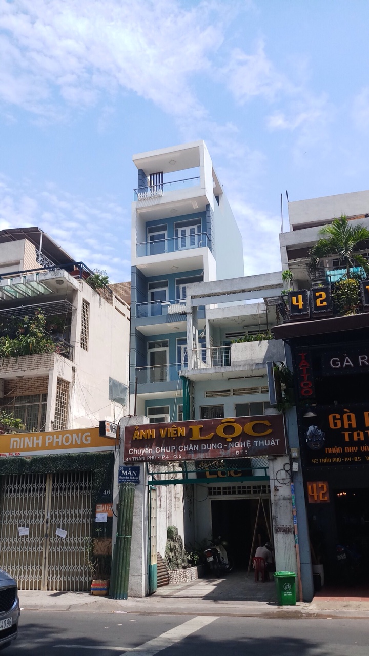  Bán nhà mặt tiền An Điềm P10, Q5, 4 lầu, gần góc Phan Phú Tiên giá 15t7