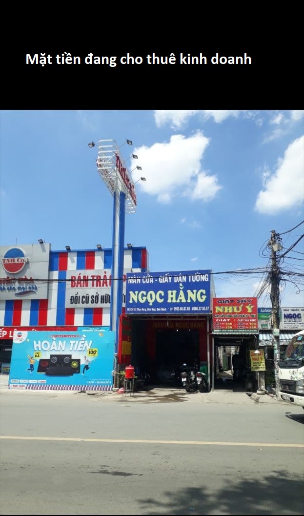 Bán Nhà Mặt Tiền đường lớn Phạm Hùng Xã Bình Hưng huyện Bình Chánh