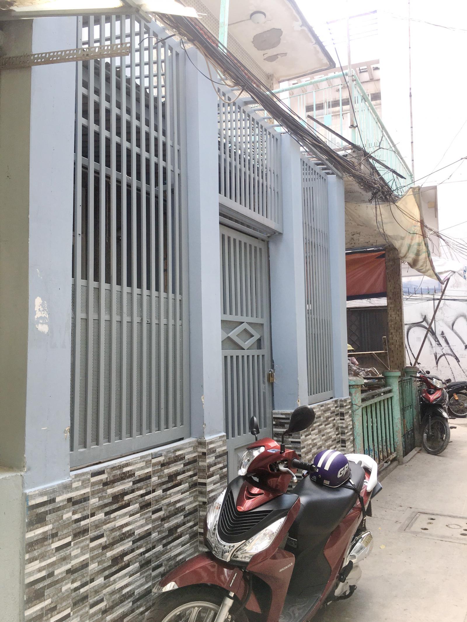 Cho thuê nhà mới 1 lầu gần Bùi Viện P.Phạm Ngũ Lão Quận 1 + Diện tích: 4 x 14.5m