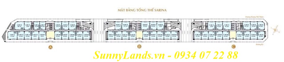 Cho thuê Shophouse Apartment Sarina khu đô thị Sala Quận 2 giá covid-19