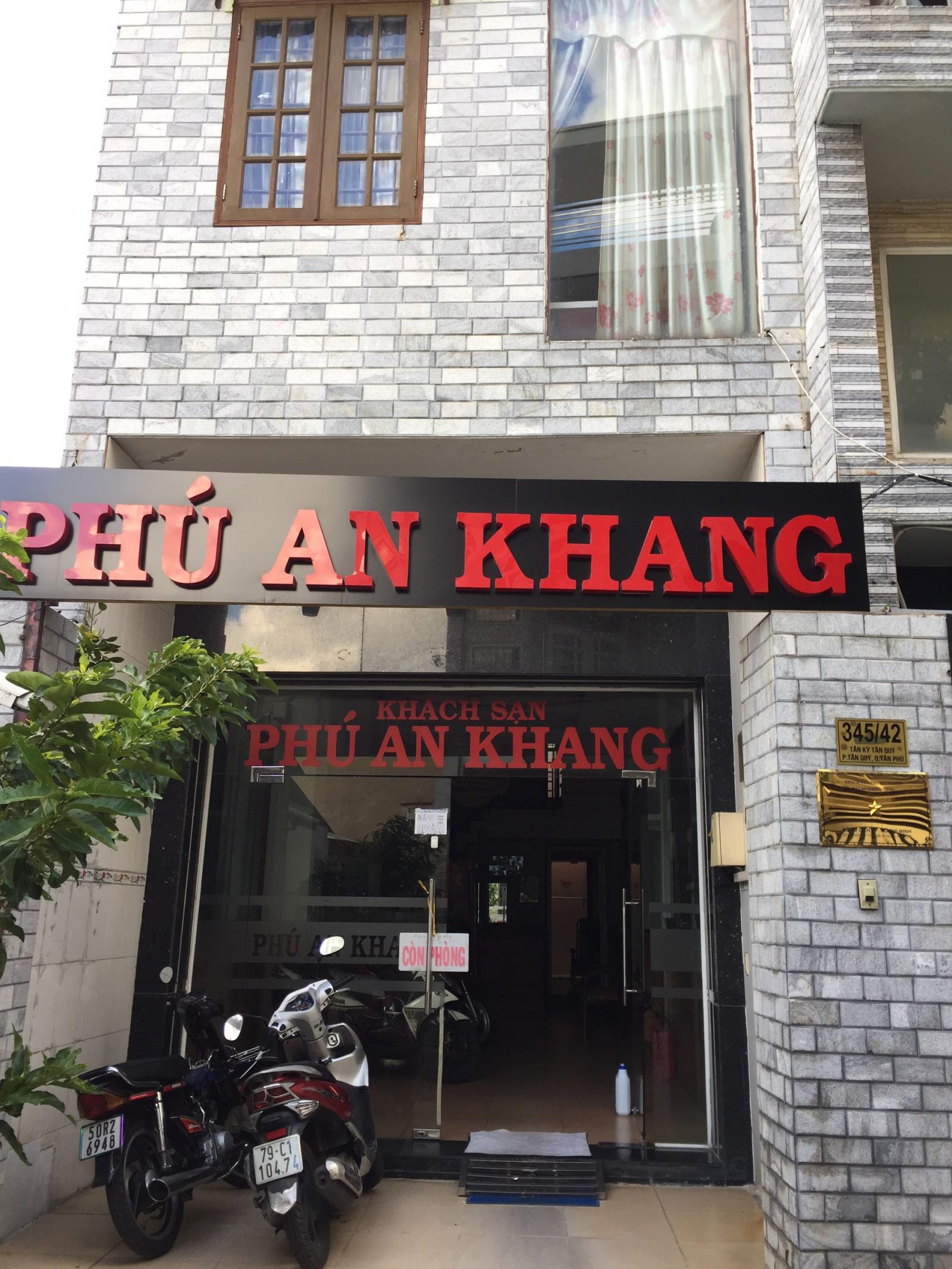 KHÁCH SẠN PHÚ AN KHANG - 345/42 TÂN KỲ ,TÂN QÚY,P.TÂN QÚY ,TP HCM