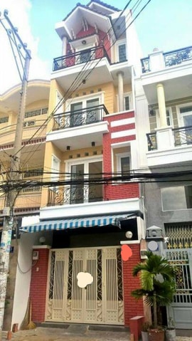 Bán nhà mặt tiền Quách Đình Bảo, p Phú Thạnh. dt 4x18,5m. 3 lầu. Giá 10,2 tỷ
