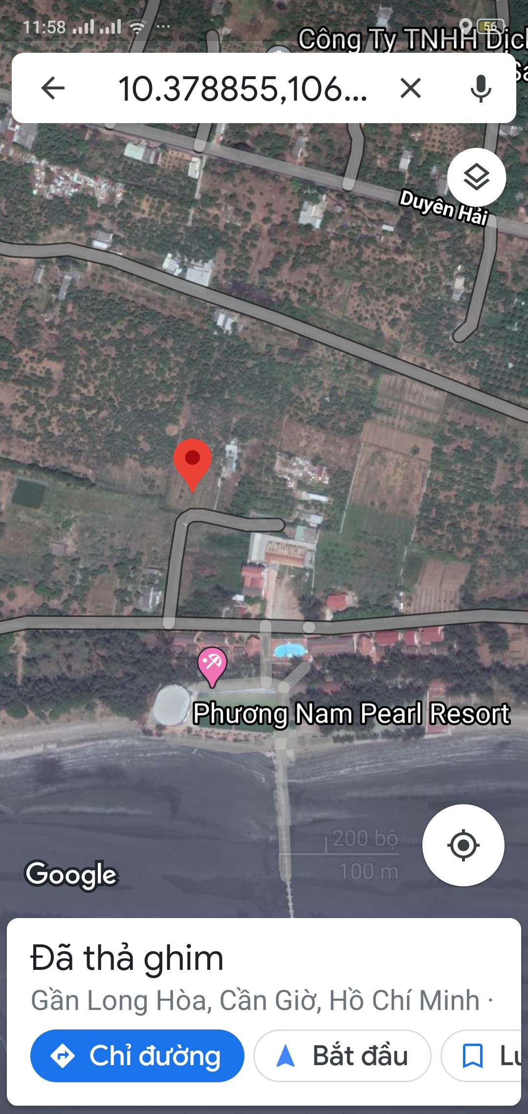 Bán đất thổ cư ngay Mặt tiền Đường xe hơi Xã Long Hòa, Cần Giờ, HCM