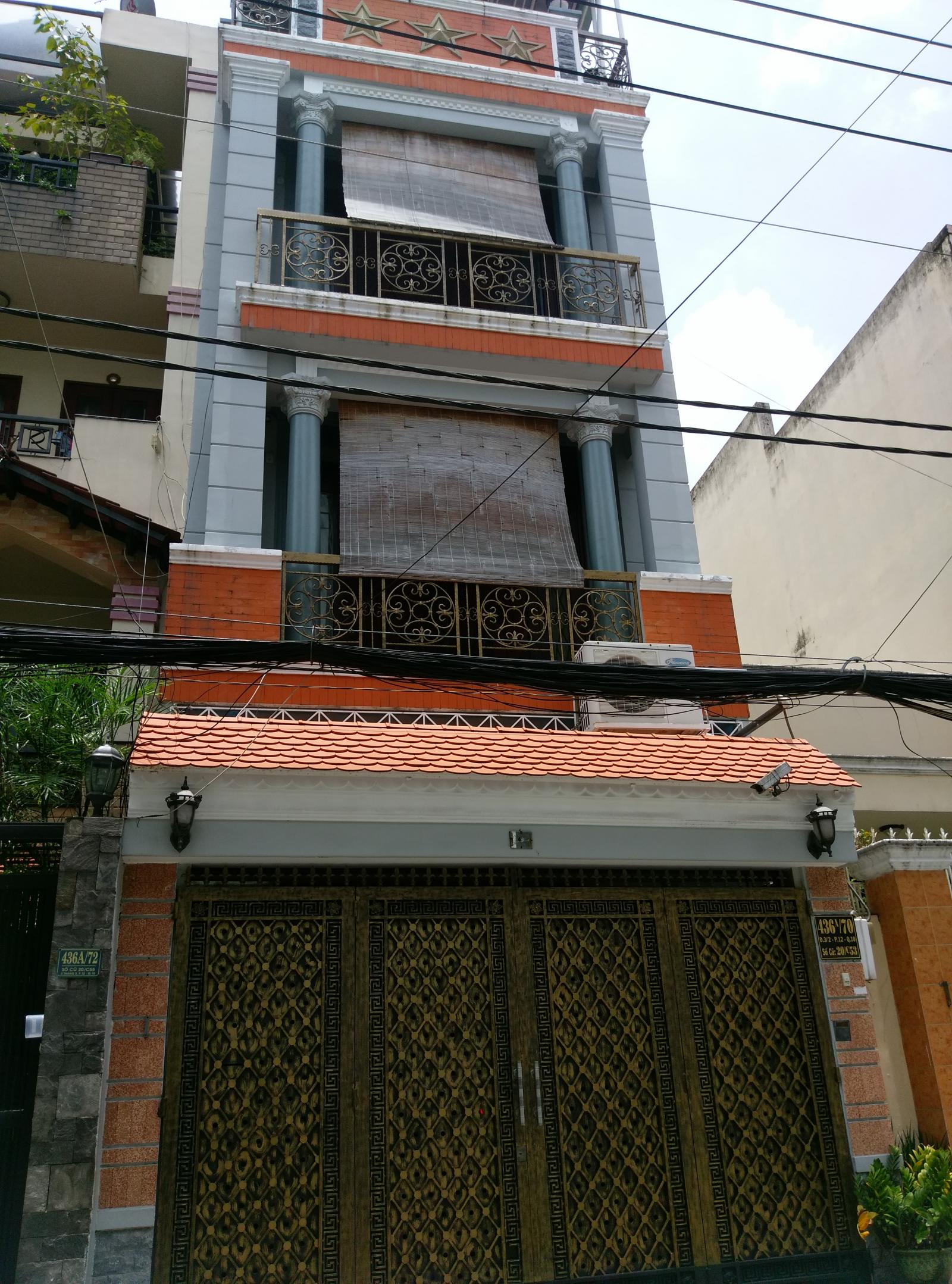 Bán nhà HXH Tô Hiến Thành - Sư Vạn Hạnh, Quận 10, DT: (4.2x16)m trệt 3 lầu đẹp. Giá 11.2 tỷ TL
