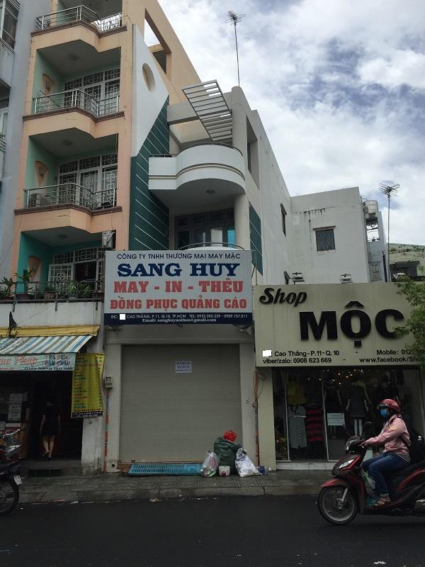 Hàng hot Quận 10. nhà 449 Thành Thái, Q. 10 (3.8x20) 3 lầu mới kiên cố. Giá 12.8 tỷ. Lh 0911709779