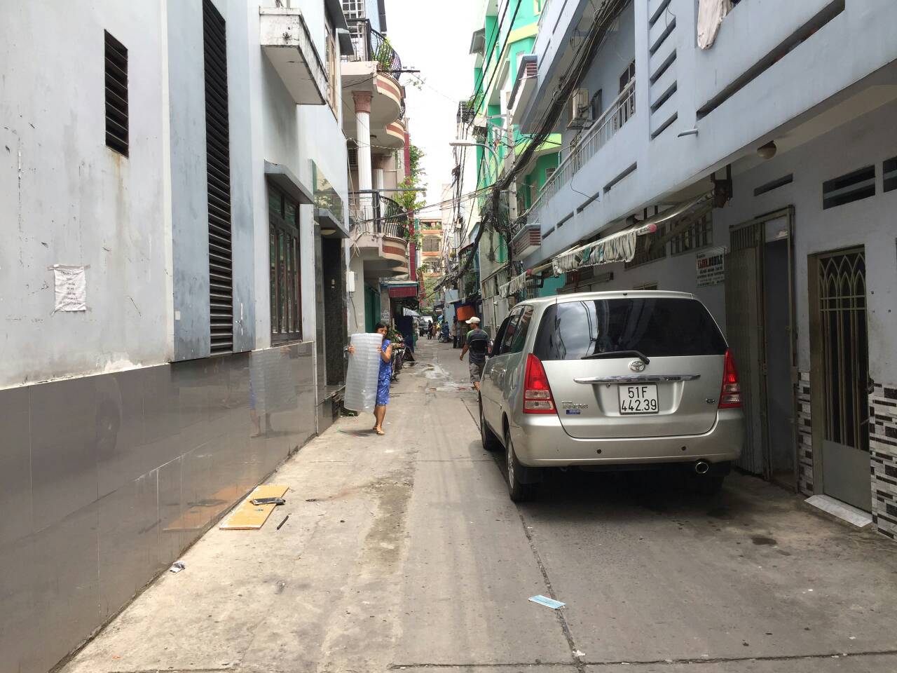 Bán đất tặng biệt thự mini, HXH Nơ Trang Long, Phường 7, Bình Thạnh, ngang 7, DTCN: 140m2 