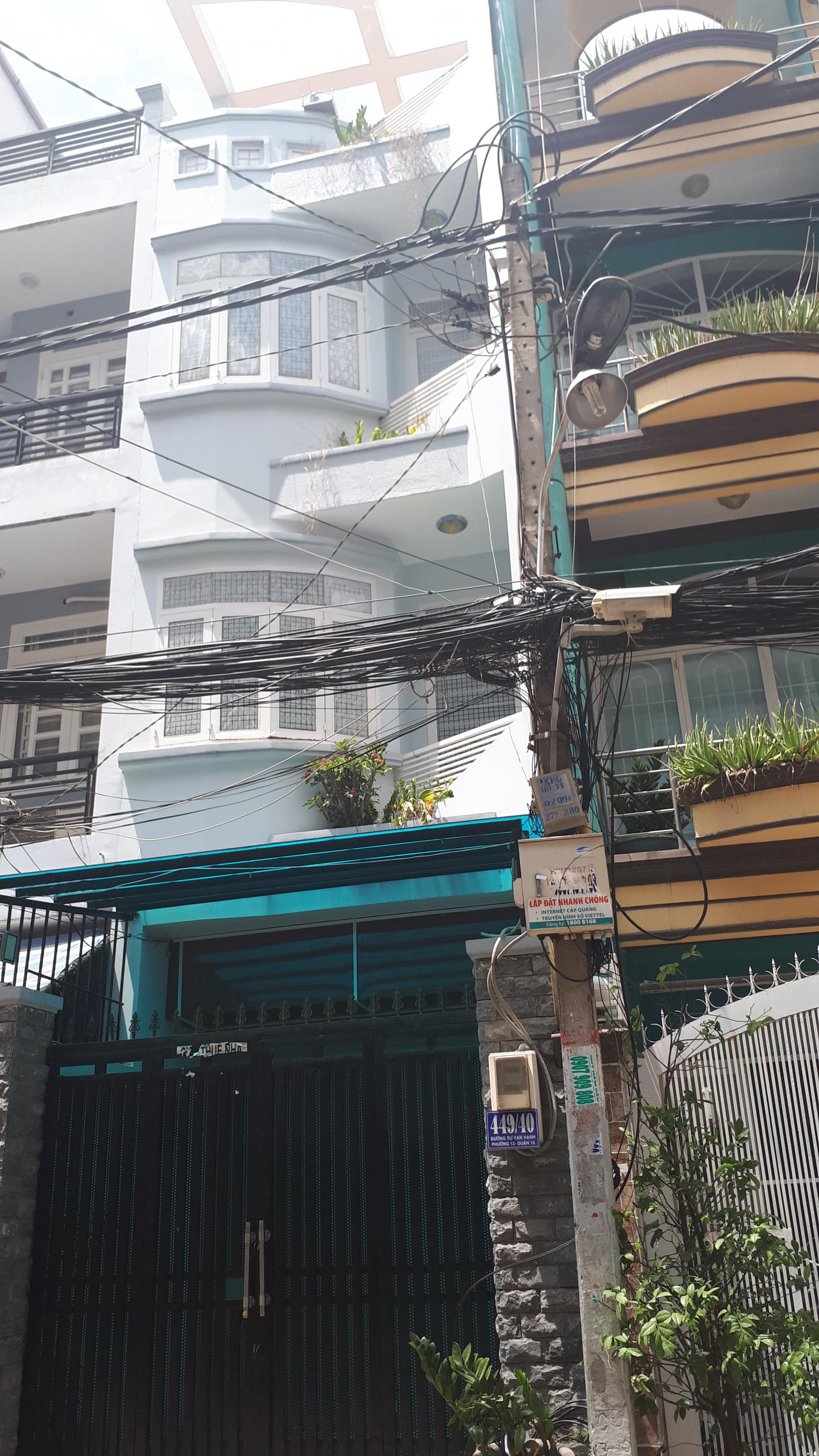 Bán nhà mới Mặt tiền Đường Hồ Hảo Hớn, Q1. DT 4x12m, 3 tầng giá 13 tỷ