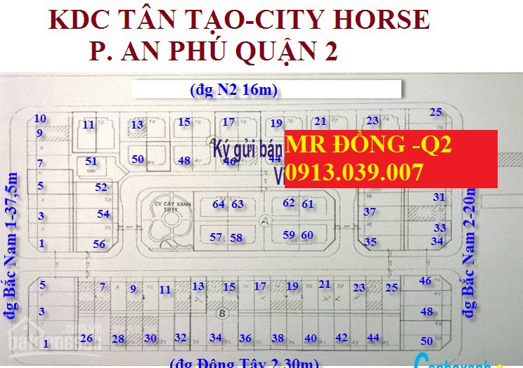 Chính Chủ Bán đất dự án Tân Tạo City Horse An Phú Quận 2 - Kế An Phú Newcity