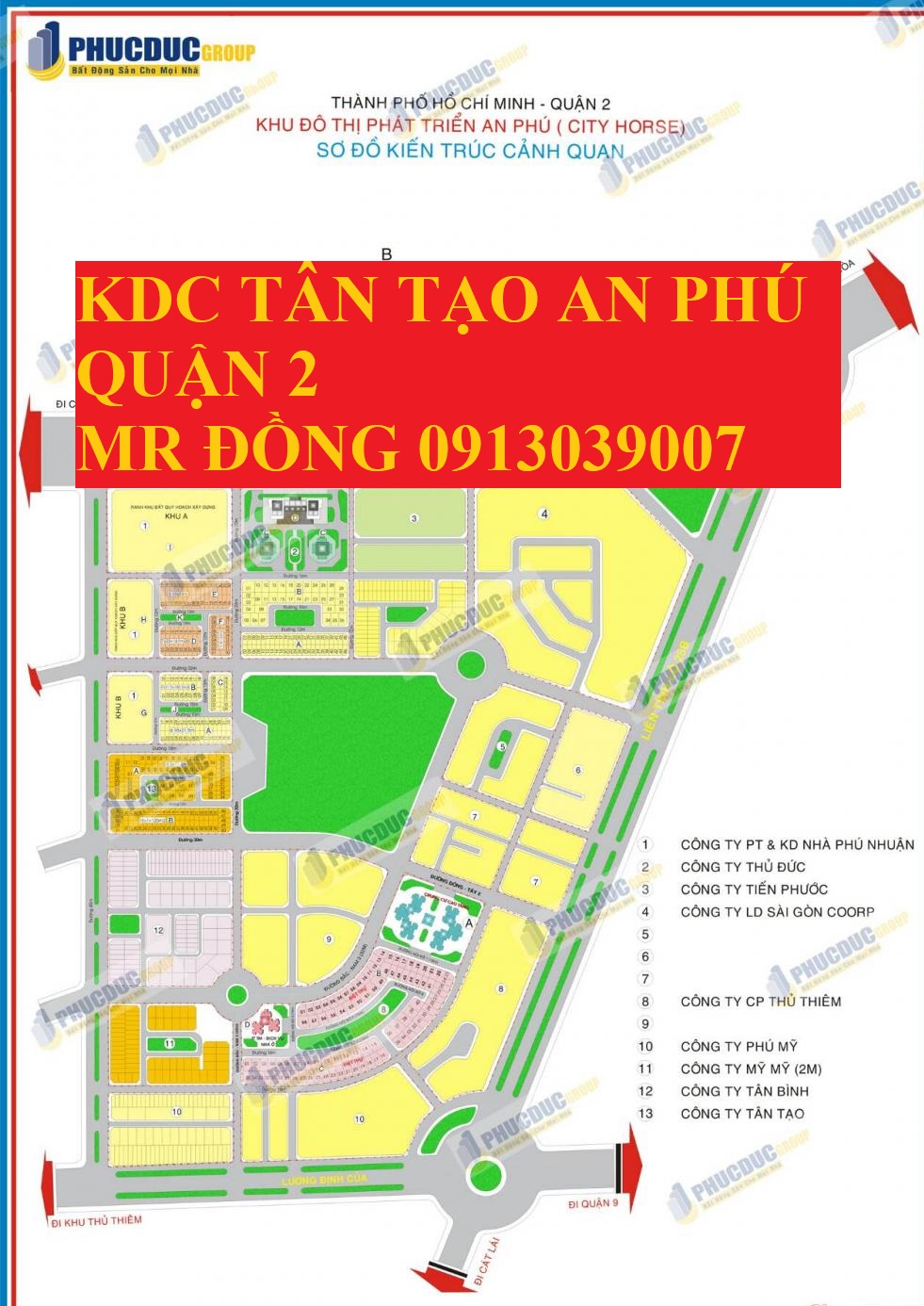 Chính Chủ Bán đất dự án Tân Tạo City Horse An Phú Quận 2 - Kế An Phú Newcity