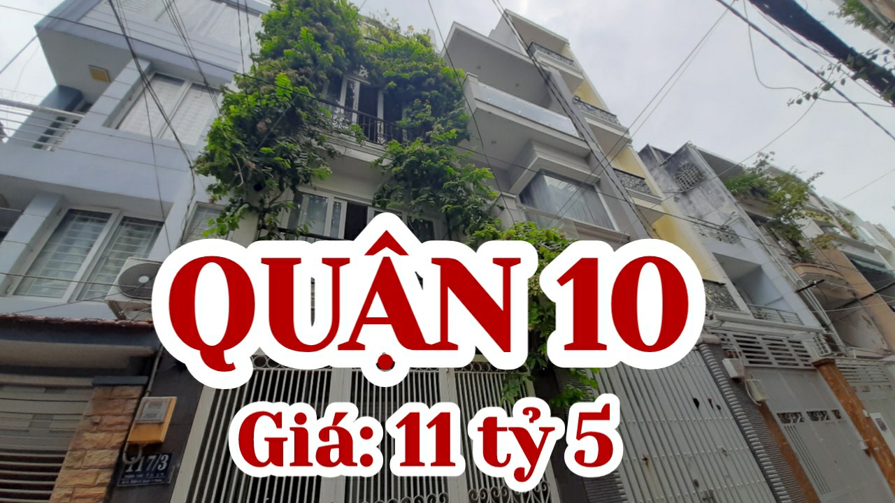 Bán nhà riêng tại Đường Thành Thái, Phường 14, Quận 10, Tp.HCM diện tích 54m2  giá 11.5 Tỷ