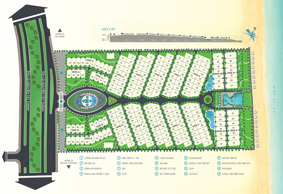 Bán biệt thự góc mặt biển O.01, diện tích đất 450m2, hđ 20,19 tỷ,lh 0938234510