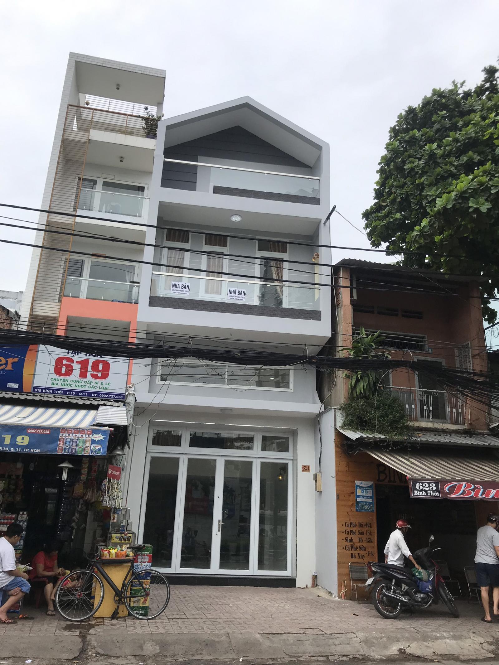 Bán nhà mặt tiền đường Lê Hồng Phong phường 1 Quận 10, DT 3.5x24m (2 lầu) Giá 19.5 tỷ