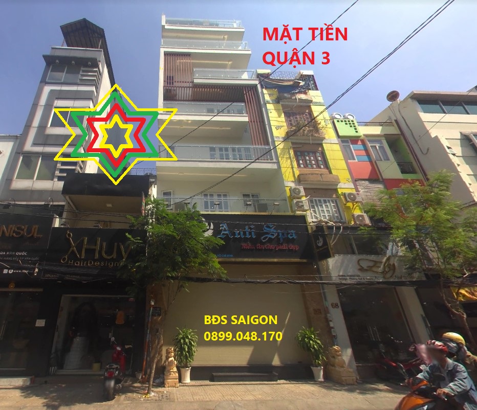 Cho thuê nhà mặt phố 72 Nguyễn Thiện Thuật, Quận 3, Tp.HCM diện tích450m2 giá 140 Triệu