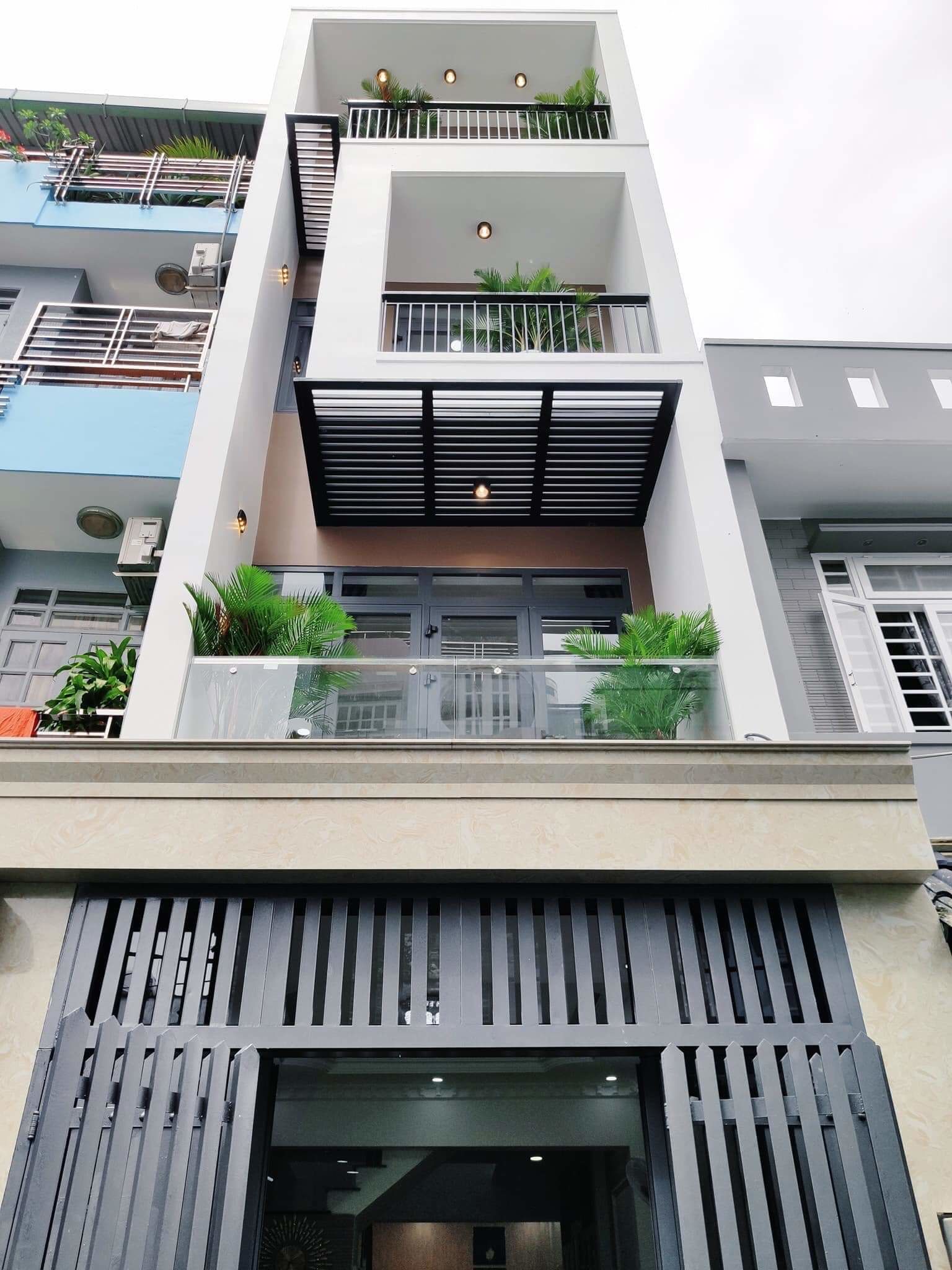 Nhà mới 1 trệt 3 lầu gần chợ An Nhơn đường Lê Đức Thọ, P15, Gò Vấp
