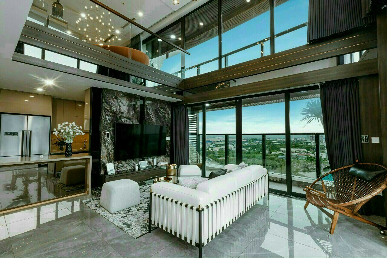 PENTHOUSE - DUPLEX Thông Tầng Căn Hộ Sân Vườn ,Bàn Giao Full Nội Thất Chuẩn 5 Sao . Quận 7