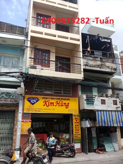 Bán gấp nhà Quận Phú Nhuận MT khu đường Hoa, P2. DT: 4x16m, 4 tầng, giá 16.9 tỷ, LH: 0909575282