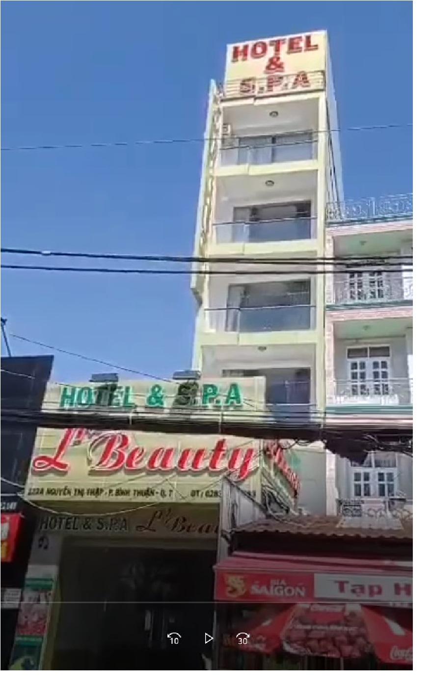 Hotel Spa L'Beauty, Nguyễn Thị Thập, Quận 7, Tp.HCM giá 33.5 Tỷ