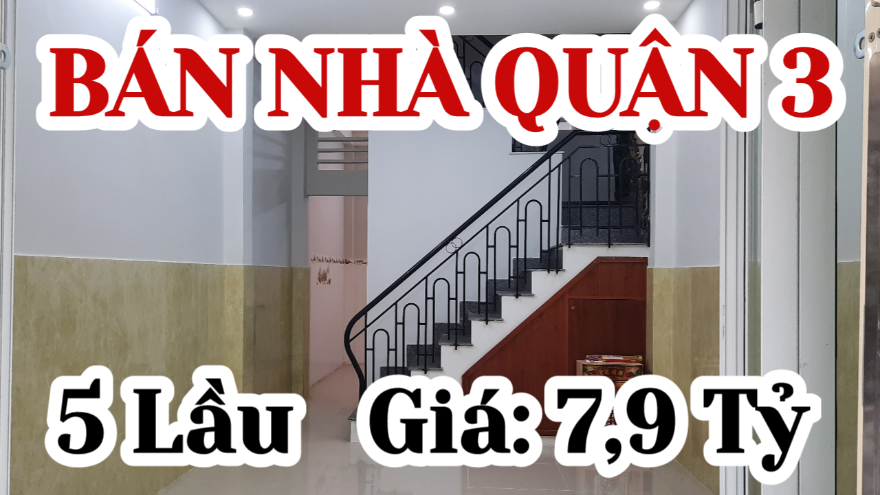 Bán nhà Nguyễn Đình Chiểu. Phường 5.Quận 3