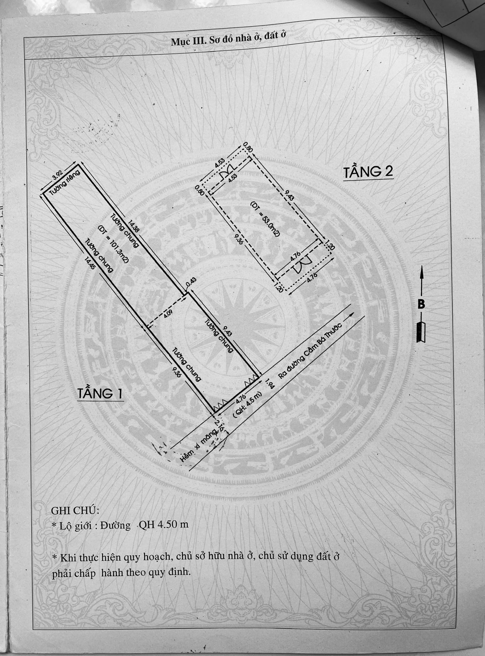 cần bán 15/52 Cầm Bá Thước Phường 7 quận phú nhuận 