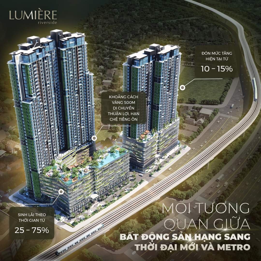 MASTERISE HOMES - DỰ ÁN CĂN HỘ HẠNG SANG QUẬN 2 - View sông Sài Gòn- cạnh tuyến metro