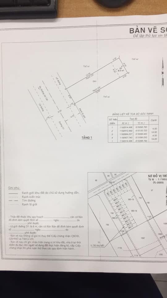 CẦN BÁN ĐẤT 56M2 PHÚ HỮU QUẬN 9, 56m2, giá 3 tỷ 570 triệu