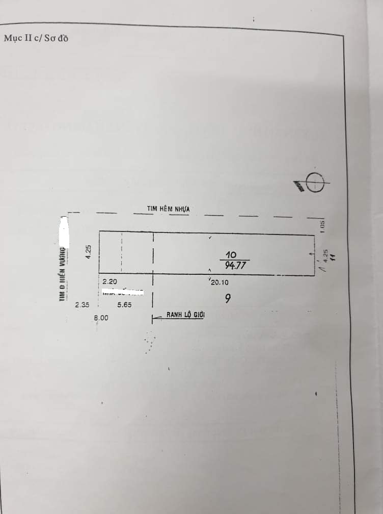 Bán nhà Mặt tiền đường Hiền Vương - Tân Sơn, 95m2 , giá 7.4 tỷ, nhà cấp 4