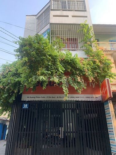 Cần bán nhà, 58 đường Dương Thiệu Tước, Phường Tân Quy, Q. Tân Phú.