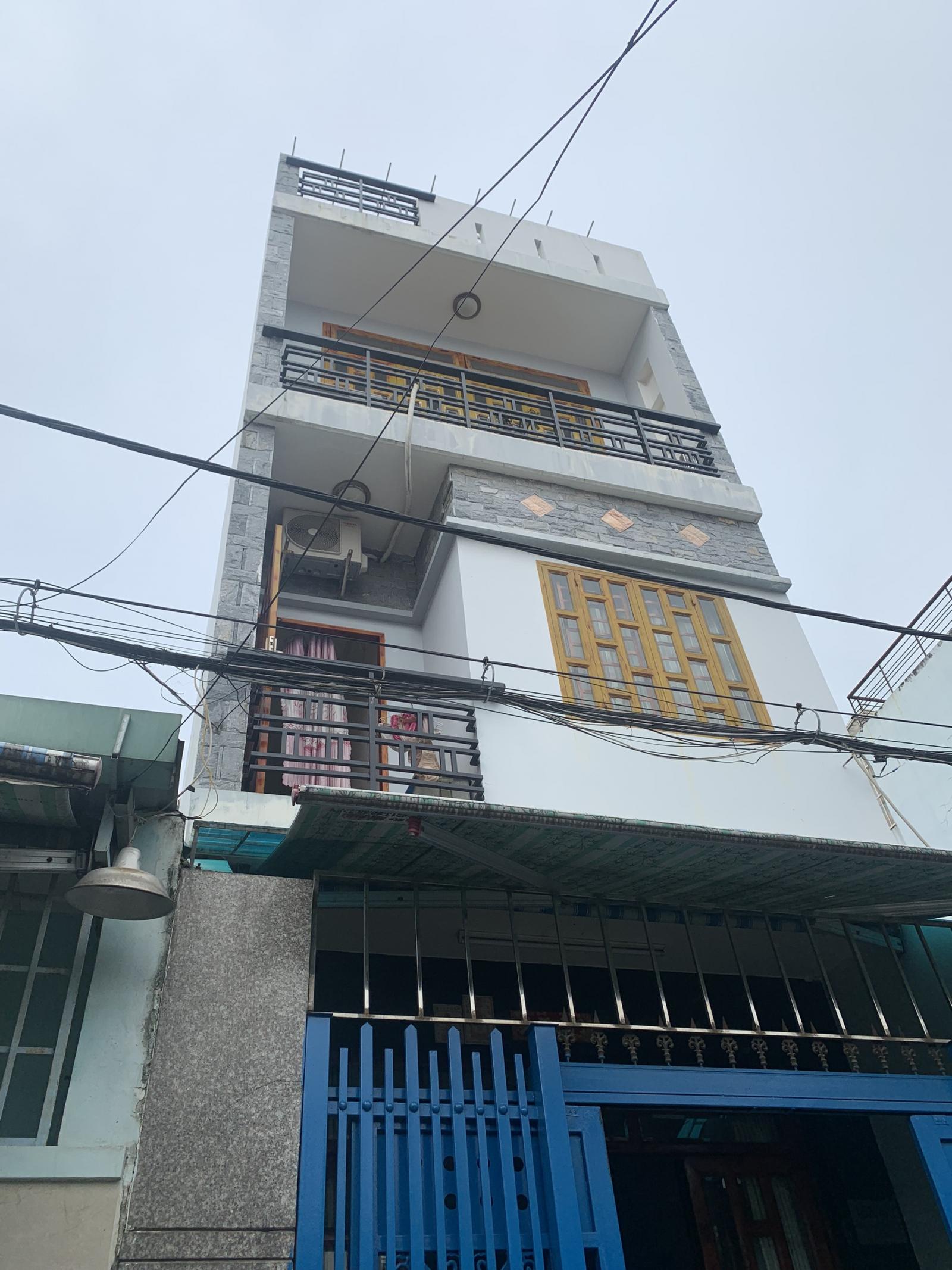 Bán nhà HXH Phú Thọ Hòa, DT 65m2 (4.2x16m), 3 tầng, 4PN, 5.95 tỷ (TL)