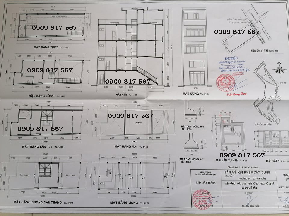  Bán nhà siêu nát HXH Phan Xích Long DT 5x15, 70m2, tặng GPXD 5 tầng, thang máy LH 0909817567