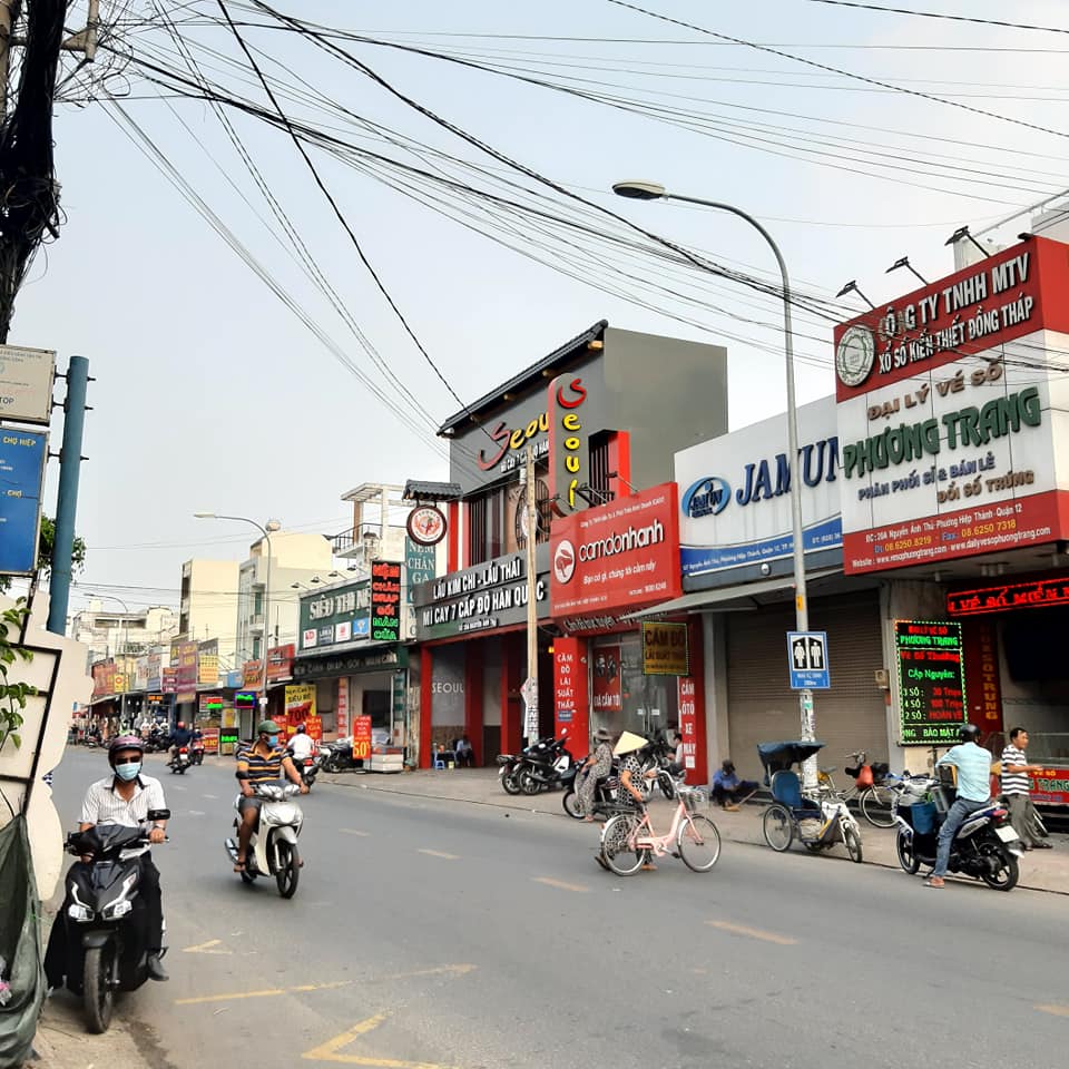 Bán nhà mặt tiền kinh doanh Nguyễn Ảnh Thủ Q.12, 90m2, gần chợ HT giá 9.8 tỷ.