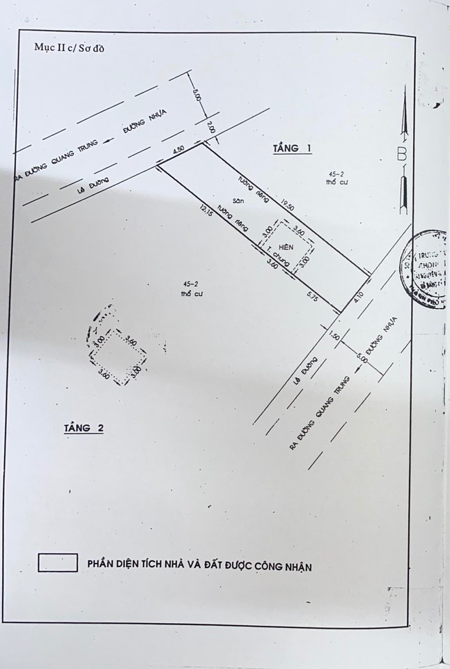 Bán nhà 2 mặt tiền HXH 7m Quang Trung, Gò Vấp. DT 4.1x20m, nở hậu, CN 84m2 2 tầng ở và KD giá 12 tỷ