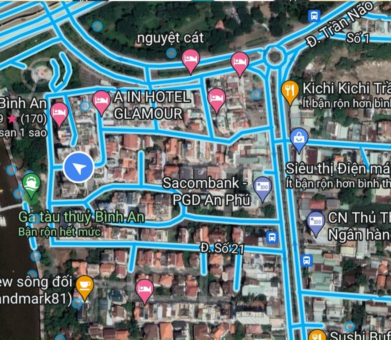 Bán nhà phố Khu Hải Quân - P.Bình An gần Trần Não  Nhà 4 lầu 9pn + Thu nhập 45 triệu/th ☎ 0903034123