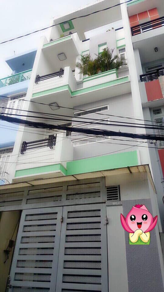 Nhà 4 tầng HXH Phan Đăng Lưu P. 2, Bình Thạnh, 62.5m2, 8.8 Tỷ