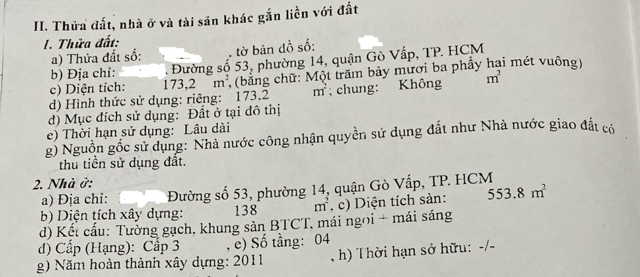 Bán nhà đường 53 P.14, Gò Vấp, ngân hàng định giá 14 tỷ,bán gấp 12 tỷ. 