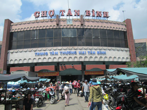 Bán nhà MT chợ vải Tân Bình, Lê Minh Xuân; 4x26m, giá 22 tỷ