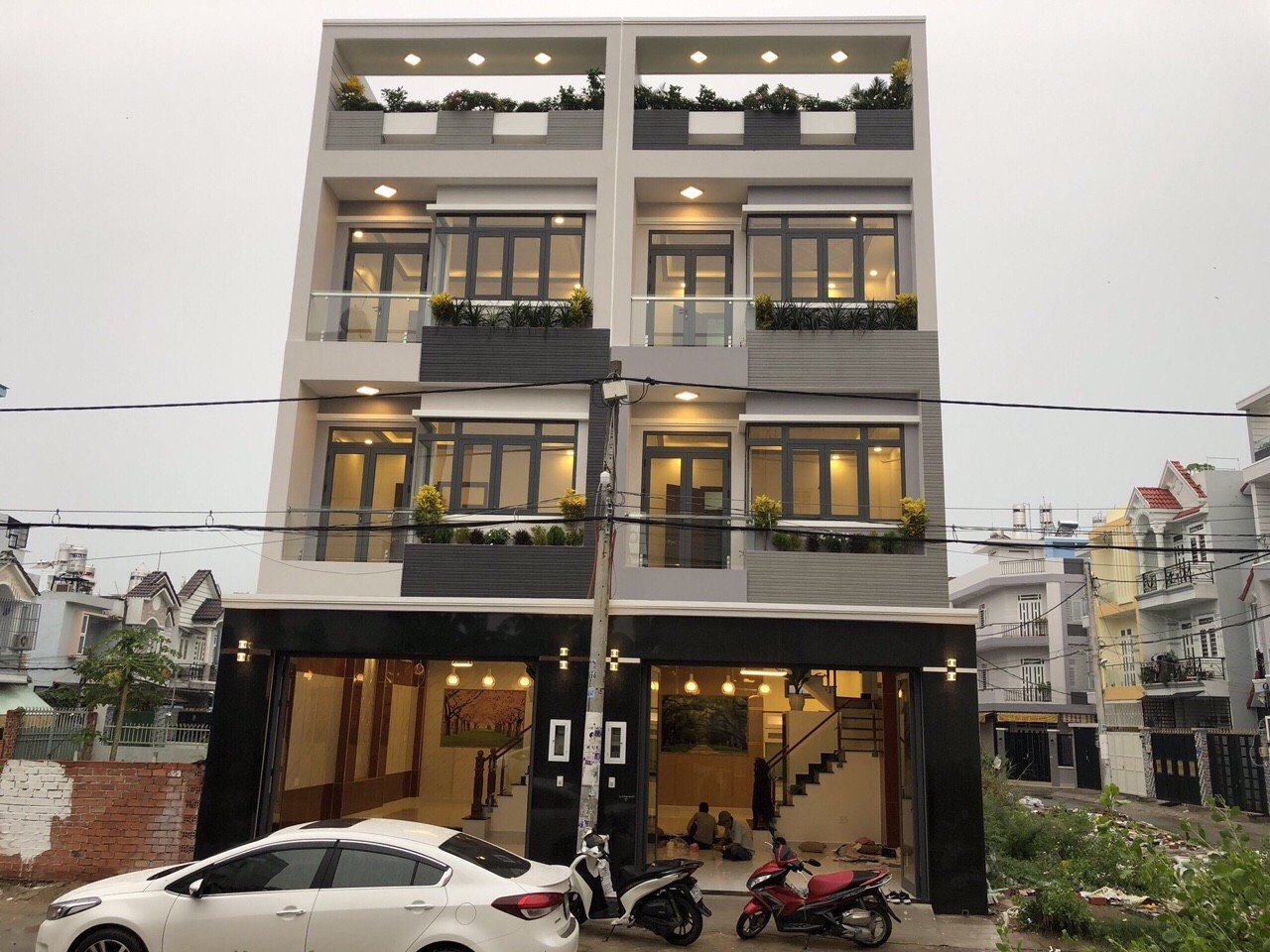 Cần tiền bán gấp nhà đẹp hẻm 6m Huỳnh Tấn Phát, Nhà Bè, 3 lầu. Giá 5,3 tỷ
